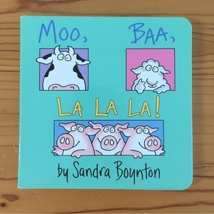 “Moo, Baa, La La La” Board-book, by Sandra Boynton, Like New